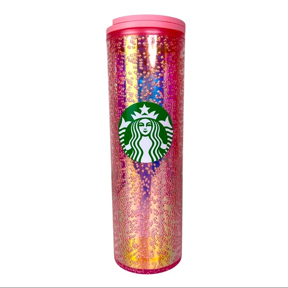 2020 Starbucks Pink Bubble Champagne 16 oz Tumbler